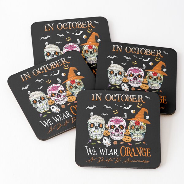 Item preview, In October We Wear Orange ADHD Awareness designed and sold by Sabfit.