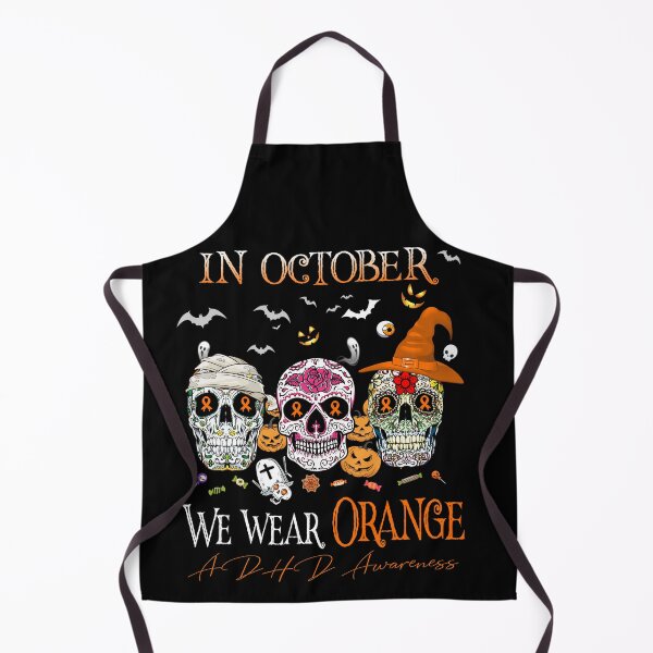 Item preview, In October We Wear Orange ADHD Awareness designed and sold by Sabfit.