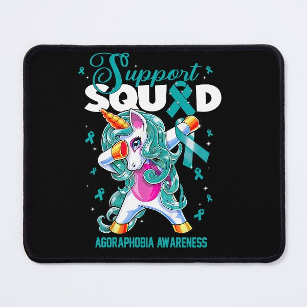 Item preview, Cute Unicorn Support Squad Agoraphobia Awareness Men Women Kid designed and sold by tenjun16.