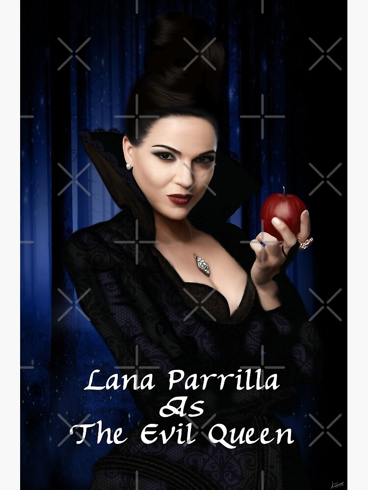 "The Evil Queen Portrait Painting Fan Art" Poster for Sale by