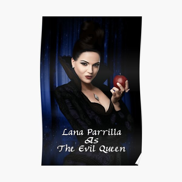 "The Evil Queen Portrait Painting Fan Art" Poster for Sale by