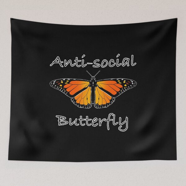 Item preview, Anti-social Butterfly in Colour designed and sold by JayneMcAvaney.