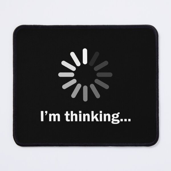 Item preview, I’m thinking... : funny gift idea for men and women designed and sold by AuthenticKick.