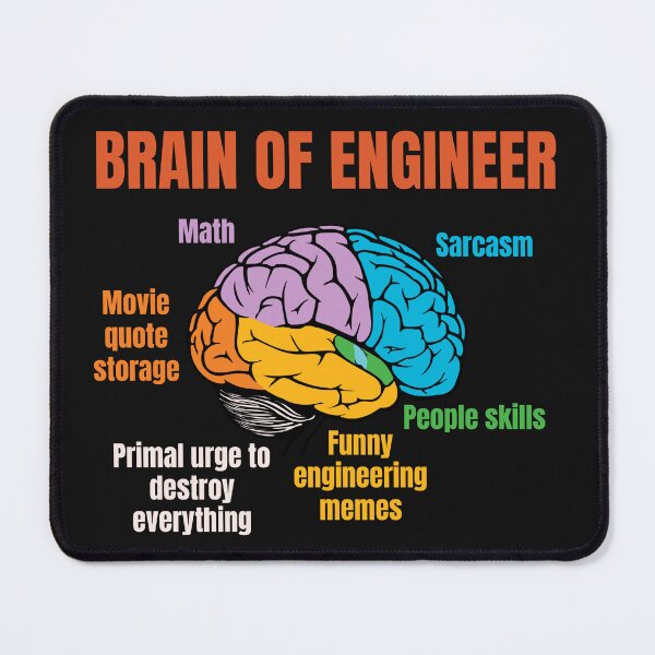 Item preview, Brain of Engineer designed and sold by zenbition.