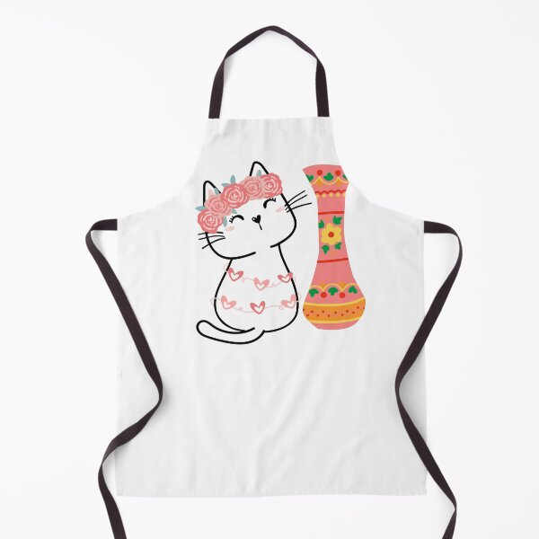 Item preview, Cat with flowers designed and sold by EMIPRINCESS.
