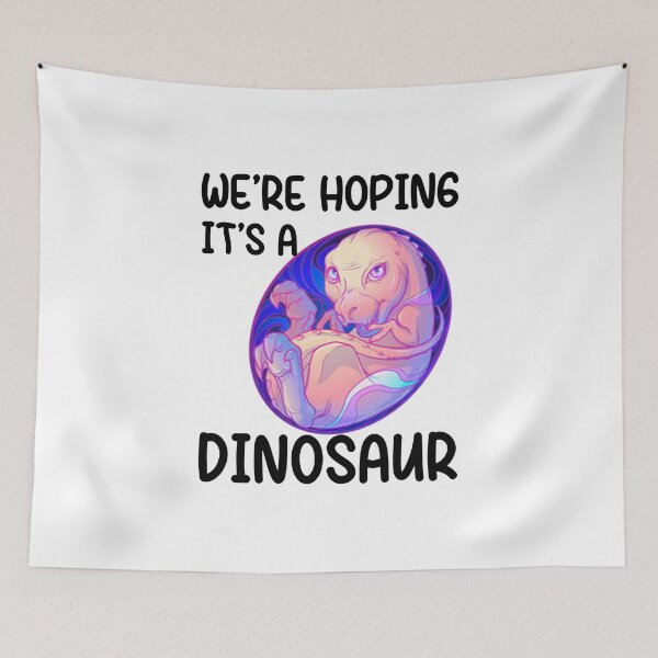 Item preview, we're hoping it's a dinosaur, pregnancy announcement, mother's day, matching Mommy Daddy EST, couples pregnancy announcement  funny sarcastic , designed and sold by joygift369.