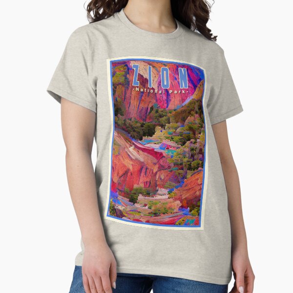 Vista previa del artículo con la obra «Viajes Parque Nacional de Utah Zion», diseñado y vendido por CattlettArt.