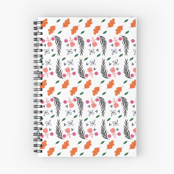 Item preview, roses a floral pattern in pink green black and orange - Leaves Patterns designed and sold by Heavdaiin.