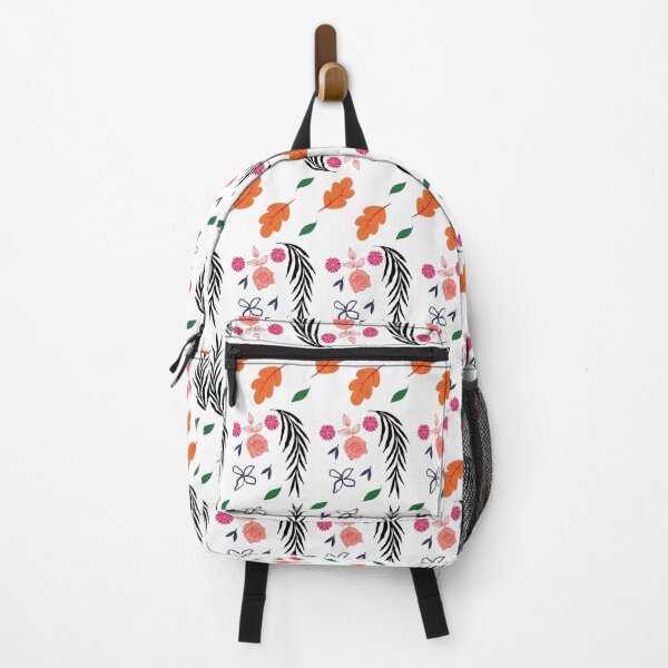 Item preview, roses a floral pattern in pink green black and orange - Leaves Patterns designed and sold by Heavdaiin.