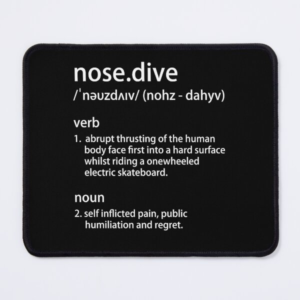 Item preview, Funny Onewheel - Retro Vintage Funny Nose Dive Definition Onewheel designed and sold by QUEEN-WIVER.