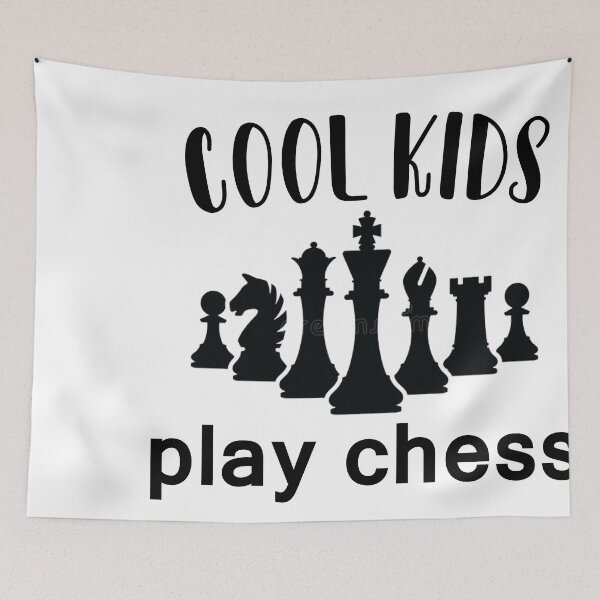Item preview, Cool Kids play chess, Funny Kids gifts, Kids Board Game gift, designed and sold by nchofoloss.
