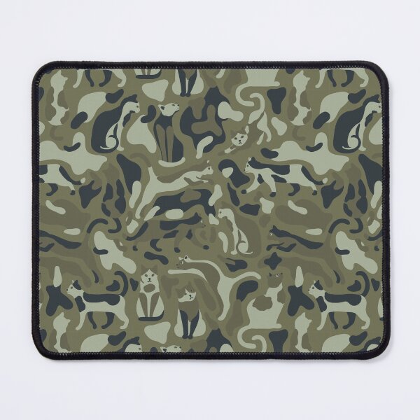 Item preview, Ukraine Feline Defense Force Forest Camo designed and sold by FelineDefenseUA.