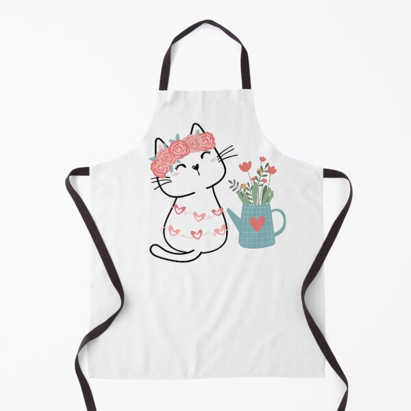 Item preview, Cat with flowers designed and sold by EMIPRINCESS.
