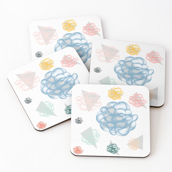 Item preview, Bubbles and Triangles designed and sold by Katie Matican.