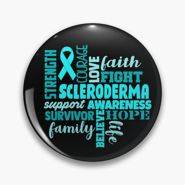 Item preview, Scleroderma Awareness - Strength Courage Faith Hope Love Fight Support Survivor Family Life Believe designed and sold by Hilten.
