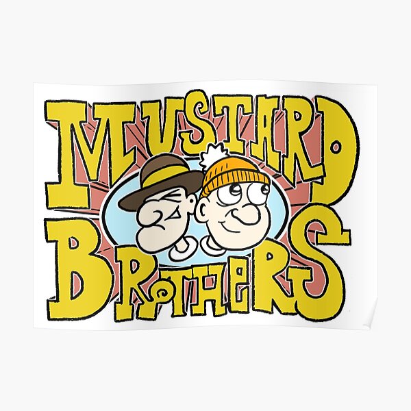 "Mustard Brothers Logo" Poster for Sale by Redbubble