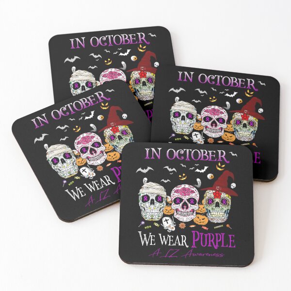 Item preview, In October We Wear Purple ALZ Awareness designed and sold by Sabfit.