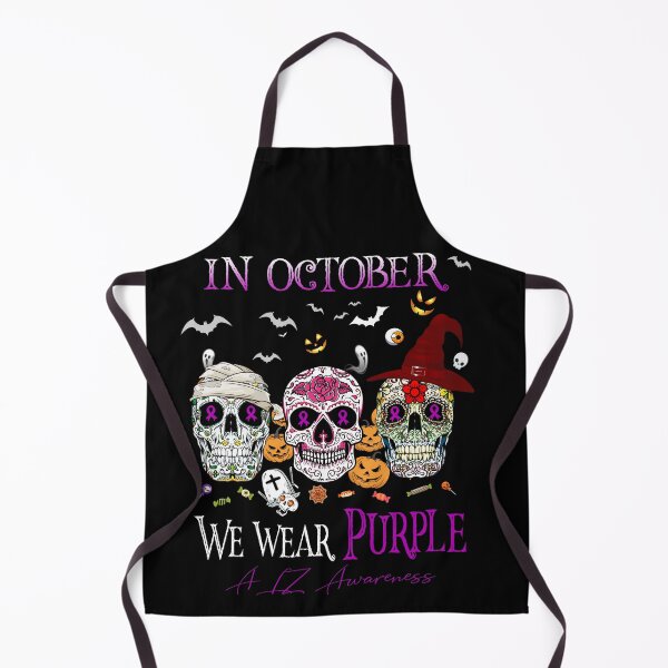 Item preview, In October We Wear Purple ALZ Awareness designed and sold by Sabfit.