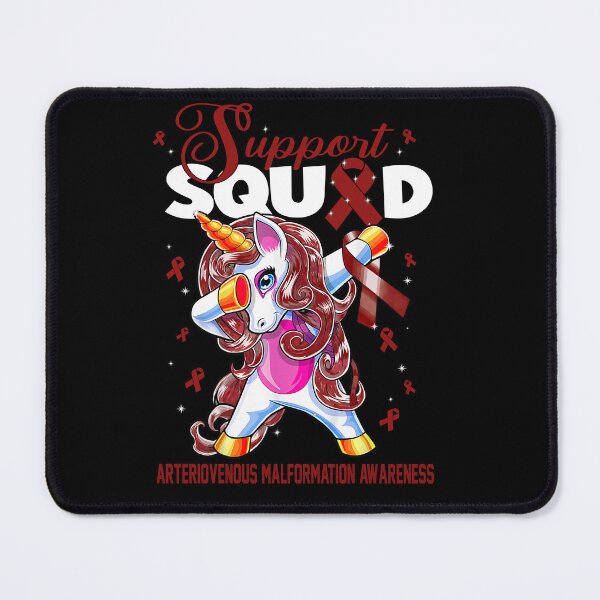 Item preview, Cute Unicorn Support Squad Arteriovenous Malformation Awareness Men Women Kid designed and sold by tenjun16.