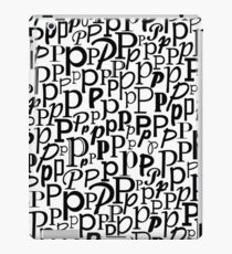 P | Typography (White) iPad Case/Skin