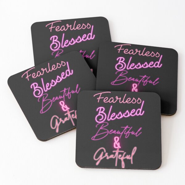 Item preview, fearless, blessed, beautiful and grateful designed and sold by BlessedKaren.