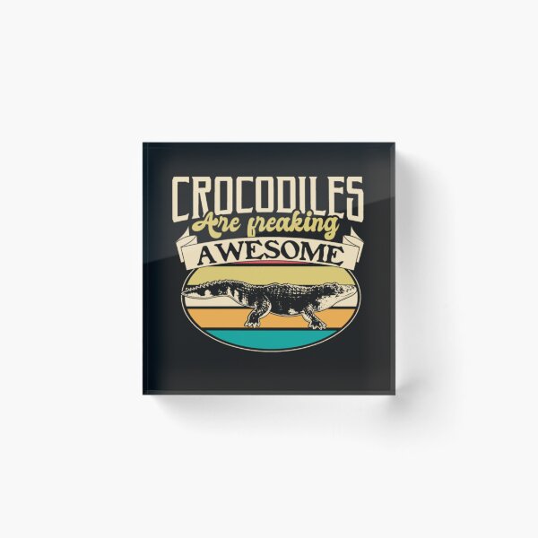 Item preview, Crocodile caiman animal Freaking Awesome designed and sold by ClamenTaon.
