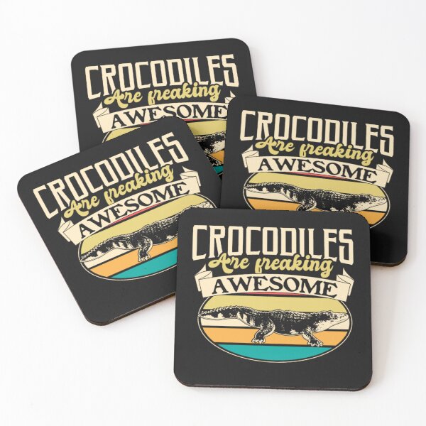 Item preview, Crocodile caiman animal Freaking Awesome designed and sold by ClamenTaon.