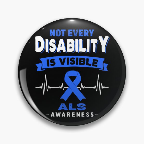 Item preview, ALS Awareness - Not Every Disability Is Visible designed and sold by RidnerStore.