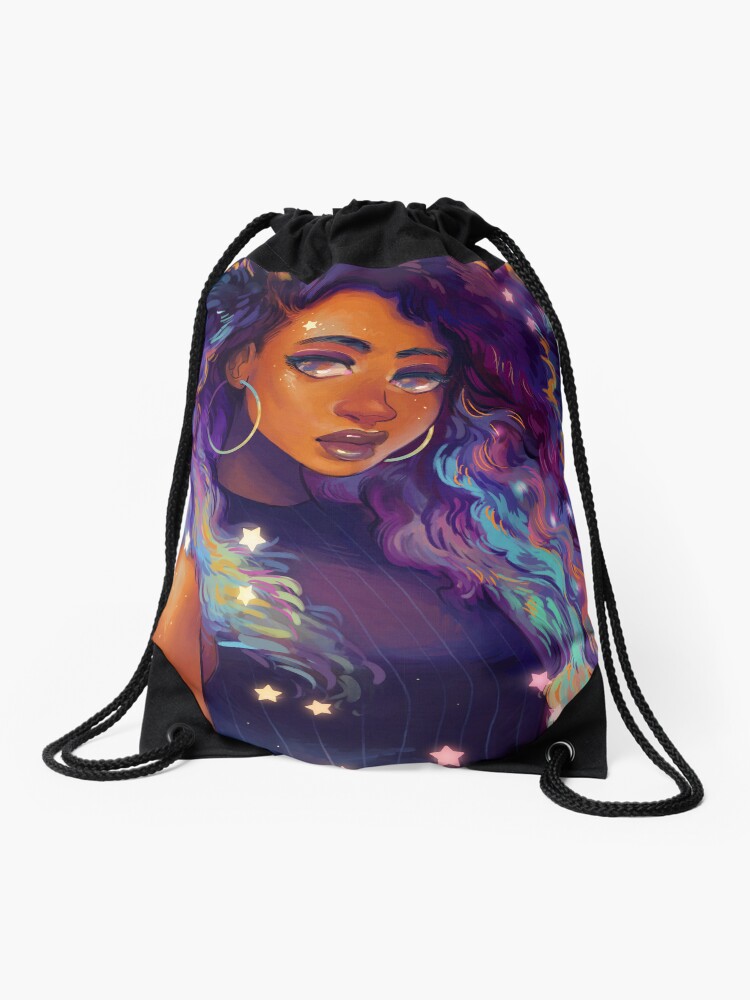 Thumbnail 1 of 3, Drawstring Bag, Nebula designed and sold by GDBee.