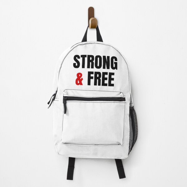 Item preview, Strong & Free (White) designed and sold by Free2BeMeShop.