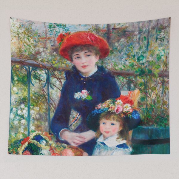 Aperçu de l'œuvre Deux soeurs sur la terrasse, Pierre-Auguste Renoir. créée et vendue par Jaydee001.