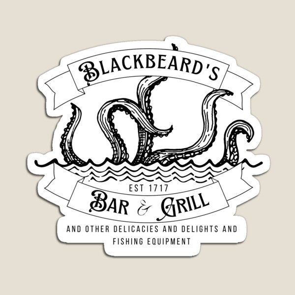 Blackbeard's Bar and Grill Magnet