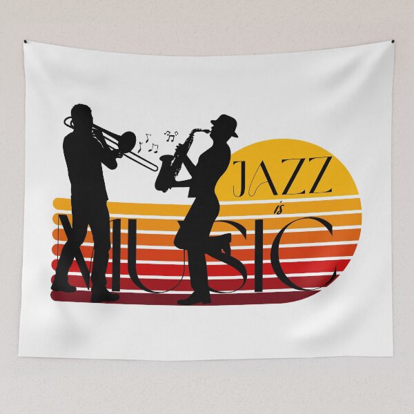 Item preview, Jazz is Music Vintage Vibes designed and sold by Nancyanna.