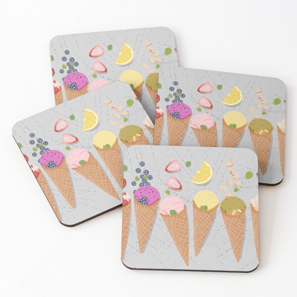 Item preview, Ice cream illustration  designed and sold by SakuraLemonDS.