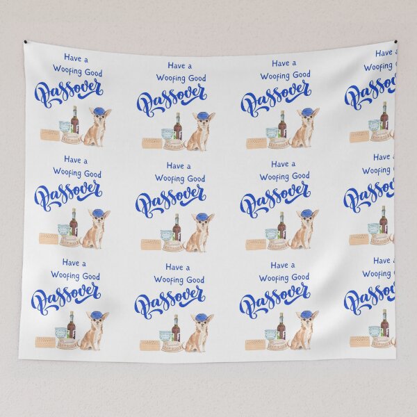 Item preview, Have a Woofing Good Passover Chihuahua  - Funny Passover designed and sold by thekosherhub.