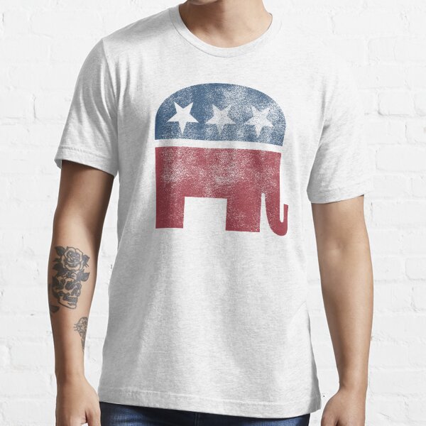 "Republican Elephant Donald Trump 2024 Ron Desantis 2024 Republican Party Logo Sign" Tshirt by