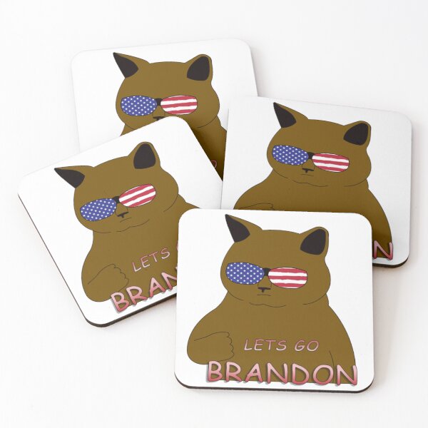 Item preview, Cat | Lets Go Brandon  designed and sold by Agmari.