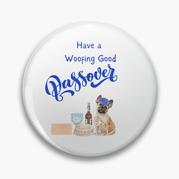 Item preview, Have a Woofing Good Passover French Bulldog  - Funny Passover designed and sold by thekosherhub.