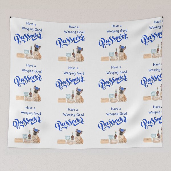 Item preview, Have a Woofing Good Passover French Bulldog  - Funny Passover designed and sold by thekosherhub.
