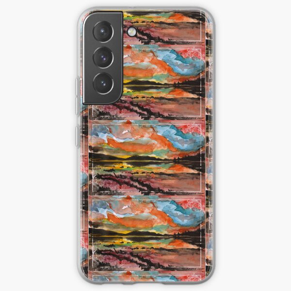 Big Bear Lake Sunset Reflection on the Water Samsung Galaxy Soft Case