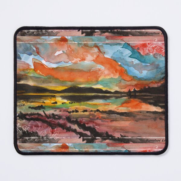 Item preview, Big Bear Lake Sunset Reflection on the Water designed and sold by signaturelaurel.