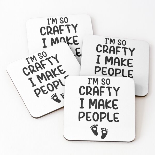 Item preview, i'm crafty I make people, pregnancy announcement, mother's day, matching Mommy Daddy EST, couples pregnancy announcement  funny sarcastic Rude , designed and sold by joygift369.
