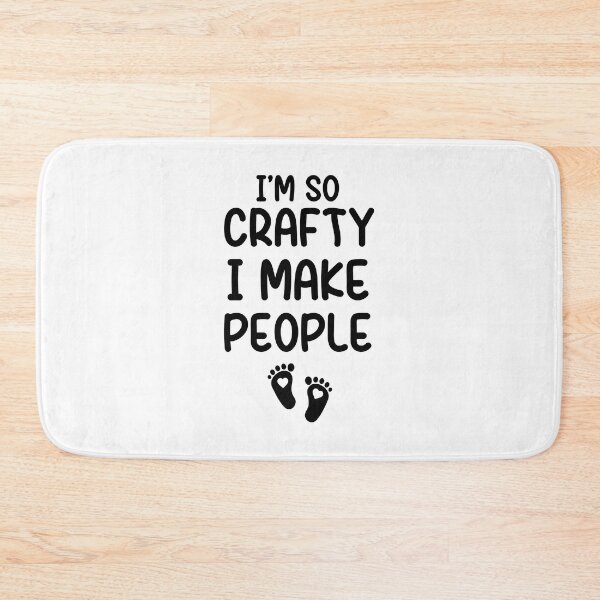 Item preview, i'm crafty I make people, pregnancy announcement, mother's day, matching Mommy Daddy EST, couples pregnancy announcement  funny sarcastic Rude , designed and sold by joygift369.