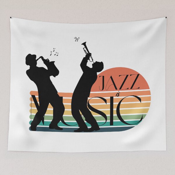 Item preview, Jazz is Music Vintage Vibes designed and sold by Nancyanna.