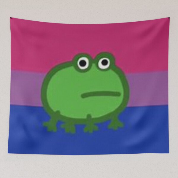 Item preview, Bisexual frog uwu yes ni chan uwu  designed and sold by officalimelight.