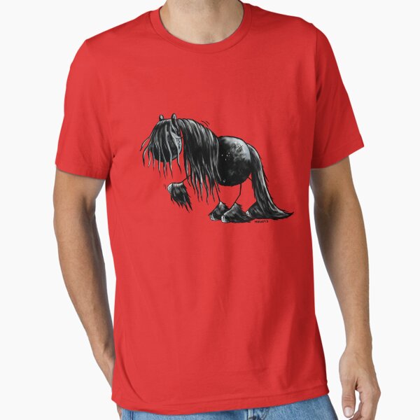 Item preview, Happy Friesian Horse Cartoon designed and sold by modartis.