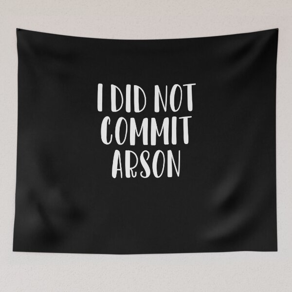 Item preview, i did not commit arson designed and sold by nchofoloss.