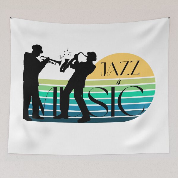 Item preview, Jazz is Music Vintage Vibes designed and sold by Nancyanna.