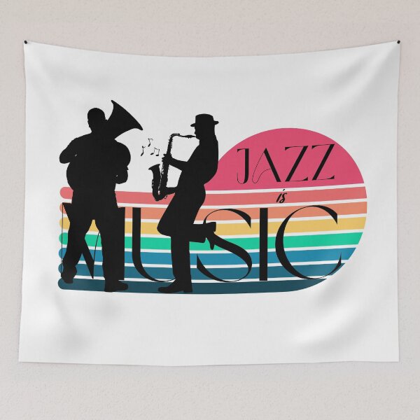 Item preview, Jazz is Music Vintage Vibes designed and sold by Nancyanna.