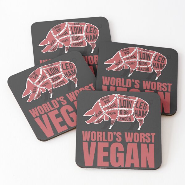 Item preview, World's Worst Vegan designed and sold by zenbition.